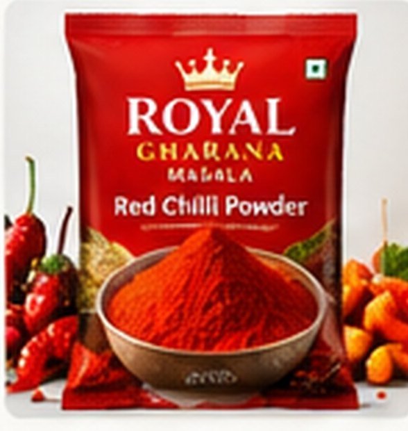 Royal Gharana Masala Red Chilli Powder pack